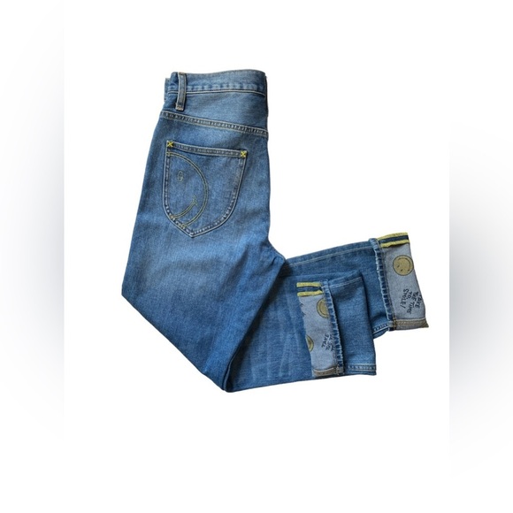 Lee X Smiley men’s Mick comfort tapered jeans size 29x31 In Blue - Picture 2 of 12